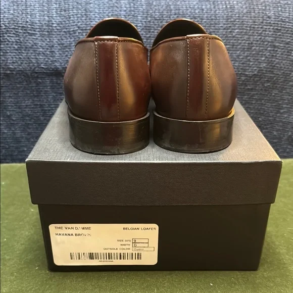 Paul Evans NYC Van Damme Belgian Loafer - Havana Brown display picture 1